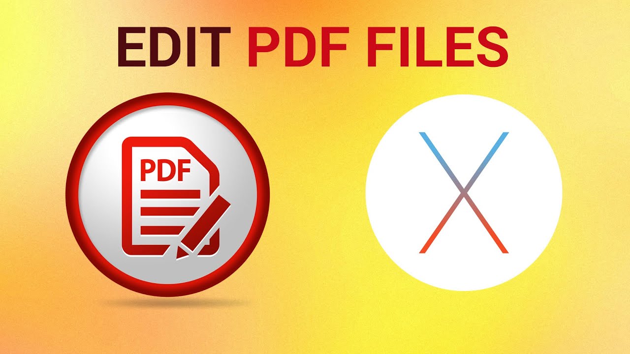 edit pdf document for mac